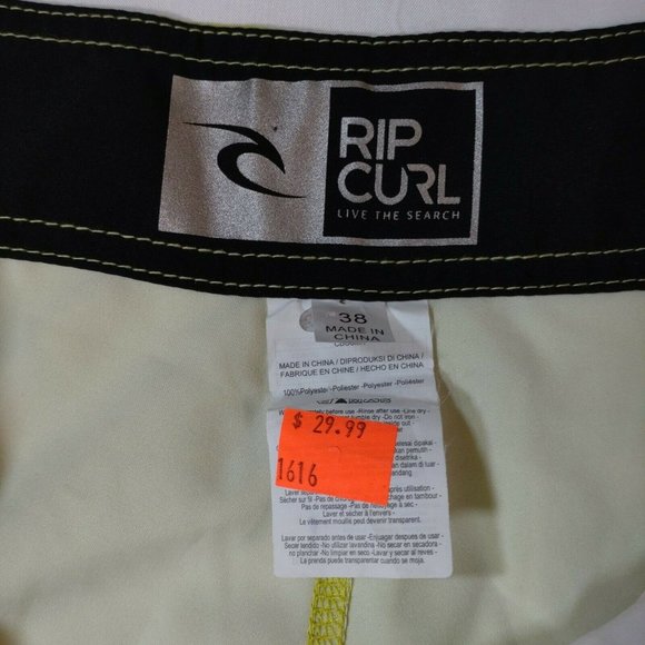 Rip Curl Green Gray Board Short Size 38 - Picture 6 of 9